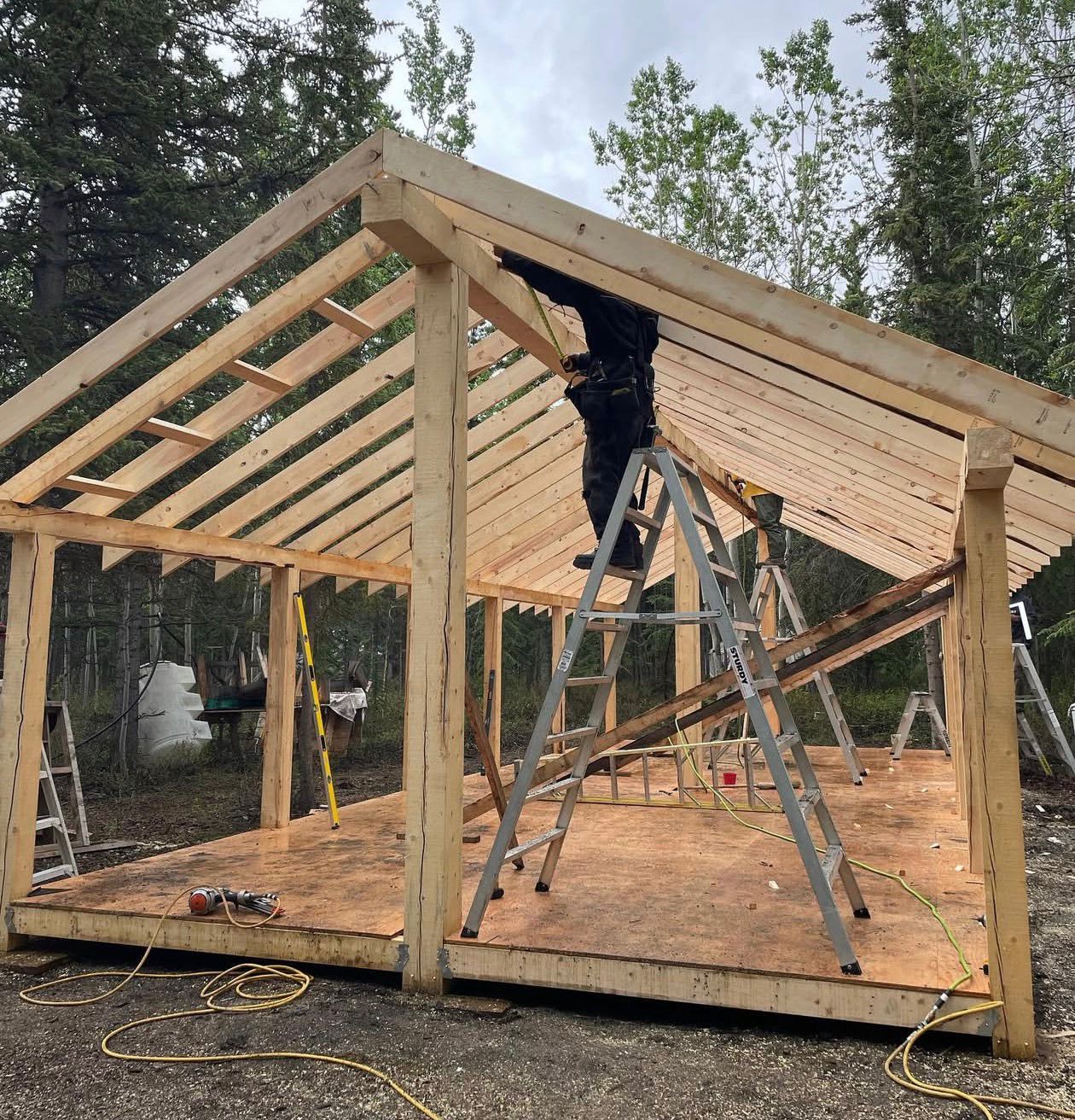 Roof framing construction